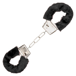 Playfull Furry Cuffs Black