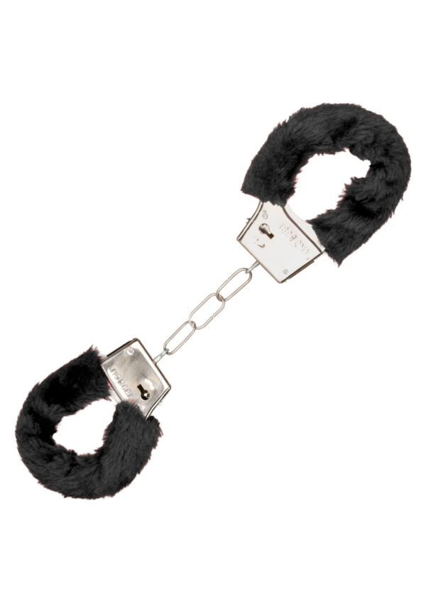 Playfull Furry Cuffs Black