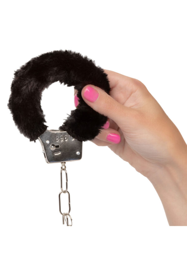 Playfull Furry Cuffs Black - Afbeelding 5