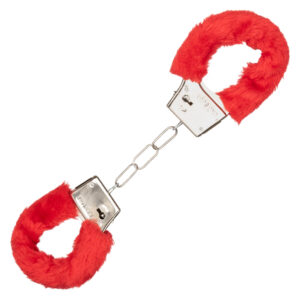 Playfull Furry Cuffs Red