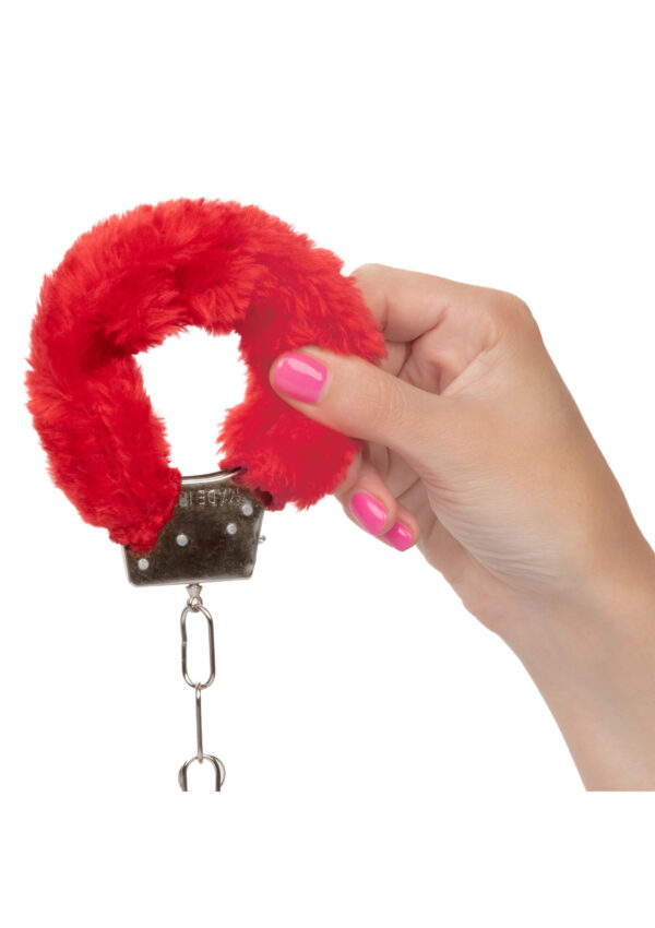 Playfull Furry Cuffs Red - Afbeelding 5