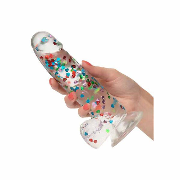 I Love Dick Heart Filled Dildo 6 Inch