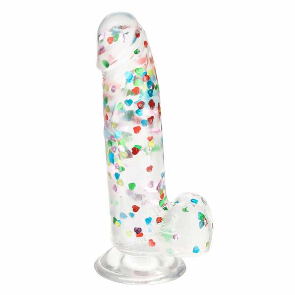 I Love Dick Heart Filled Dildo 6 Inch - Afbeelding 6