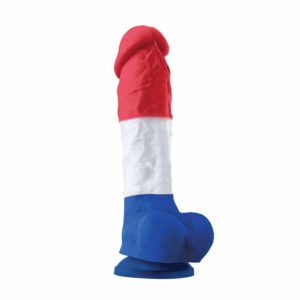 Tricolor Dildo 8 inch