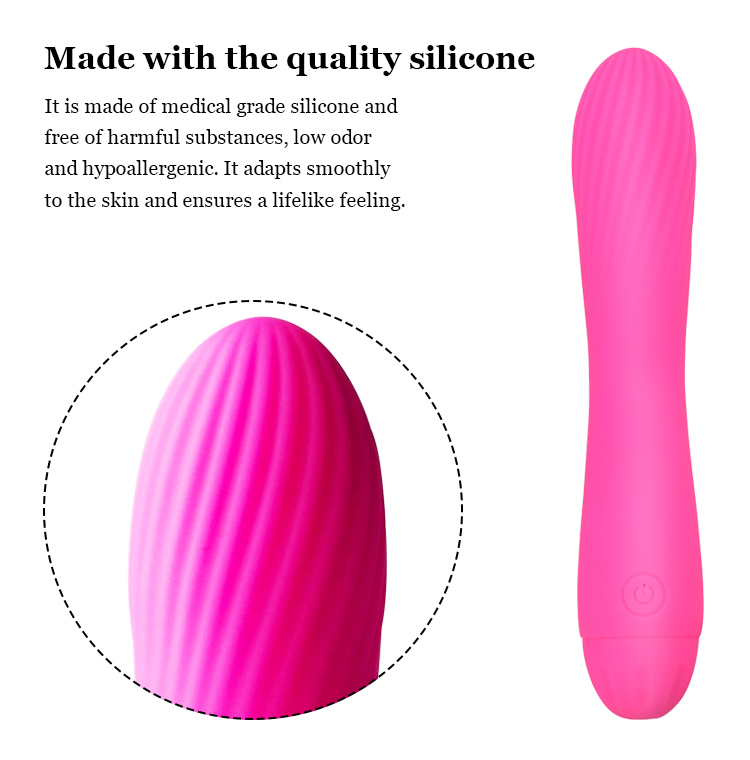 Vibrator met Groeven Roze - Afbeelding 7