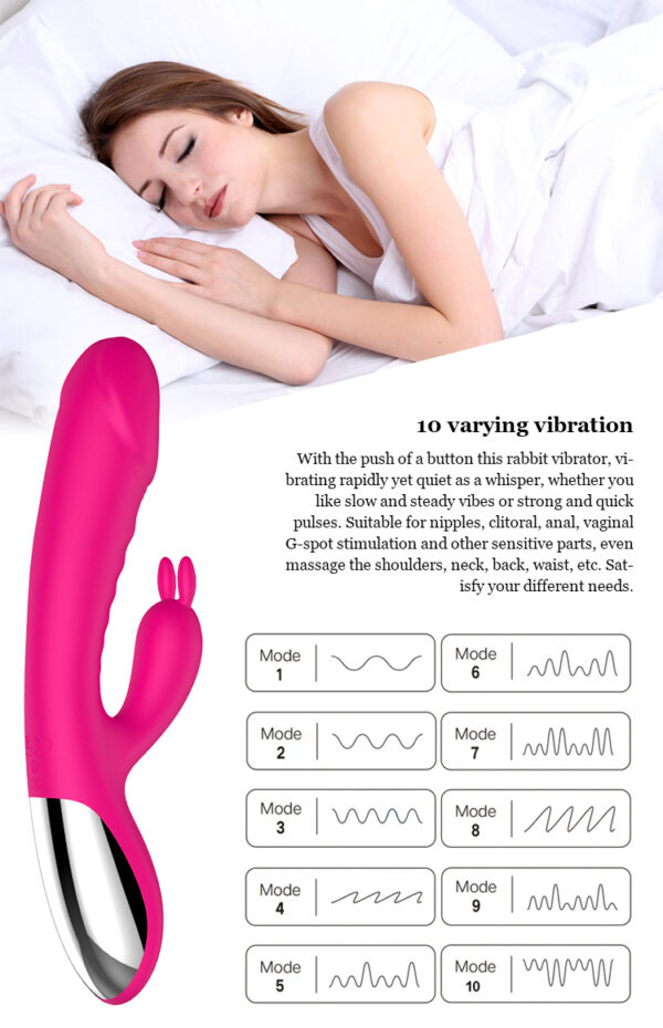 Rabbit Vibrator Hot - Afbeelding 4