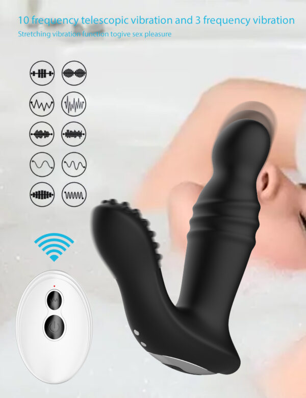 Anaal Vibrator 3 Standen met Afstandsbediening - Afbeelding 3