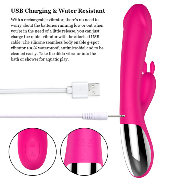 Rabbit Vibrator Hot - Afbeelding 5