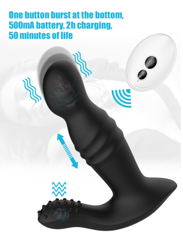 Anaal Vibrator 3 Standen met Afstandsbediening - Afbeelding 4