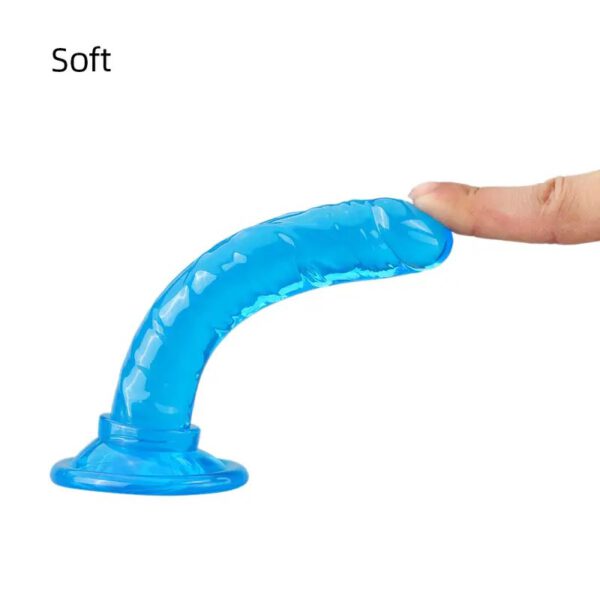 Mini Dildo met Zuignap, Diverse Kleuren - Afbeelding 5