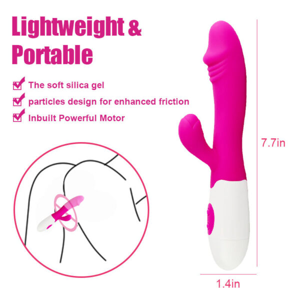 G-Spot Vibrator Pink - Afbeelding 6