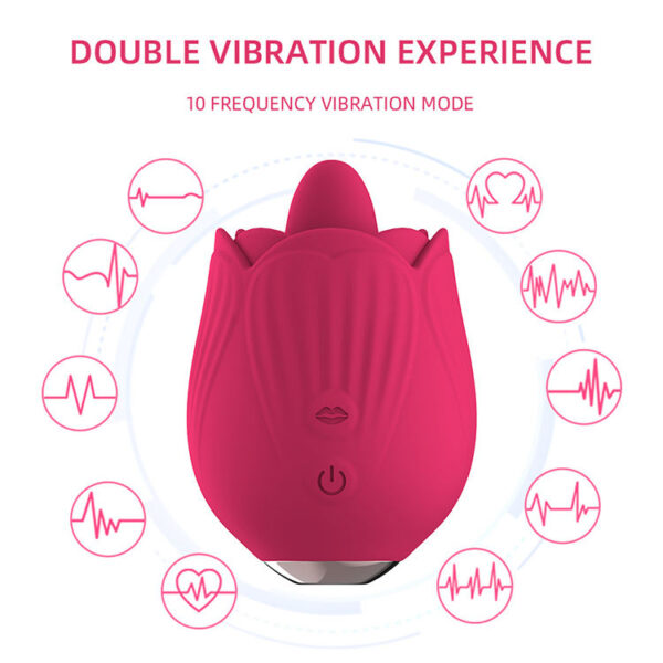 Roos Tong Vibrator - Afbeelding 4