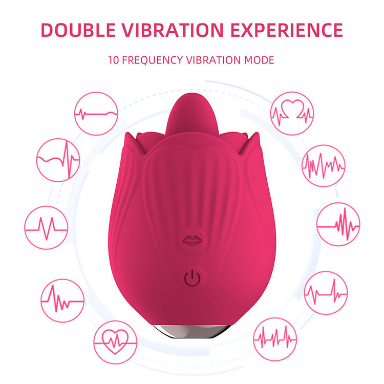Roos Tong Vibrator - Afbeelding 4