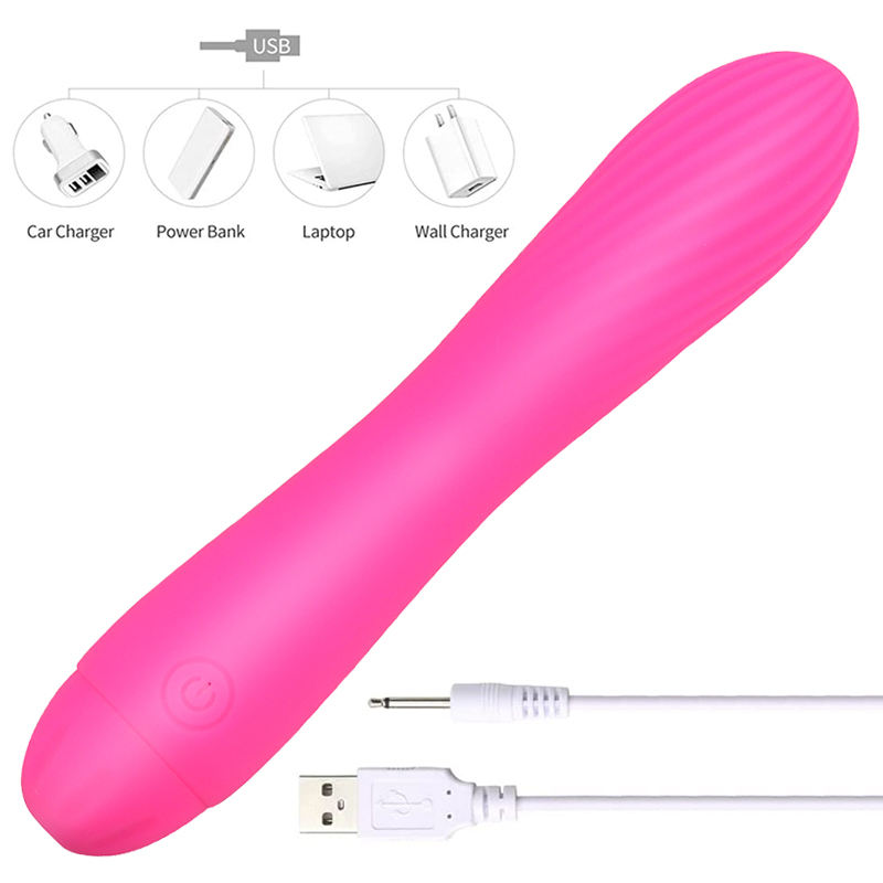 Vibrator met Groeven Roze - Afbeelding 4