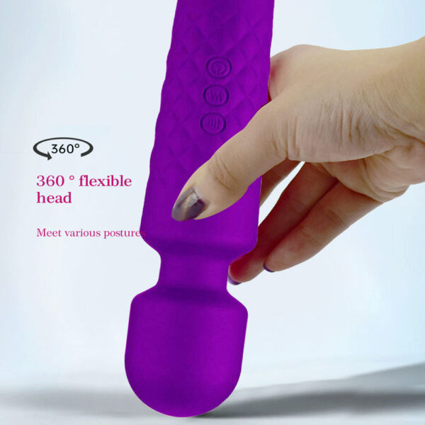 Wand Vibrator Zwart - Afbeelding 4