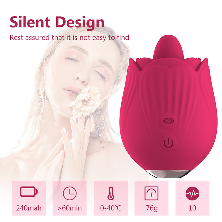 Roos Tong Vibrator - Afbeelding 5