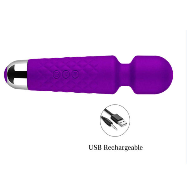 Wand Vibrator Zwart - Afbeelding 5