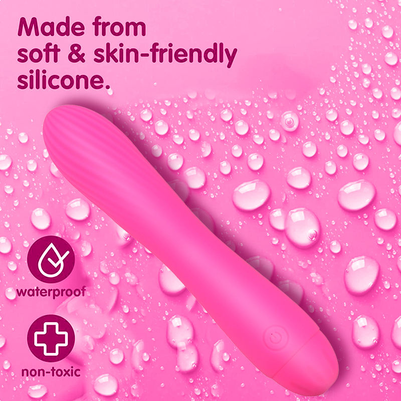 Vibrator met Groeven Roze - Afbeelding 2