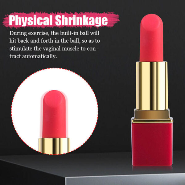 Rode Lipstick Vibrator - Afbeelding 5
