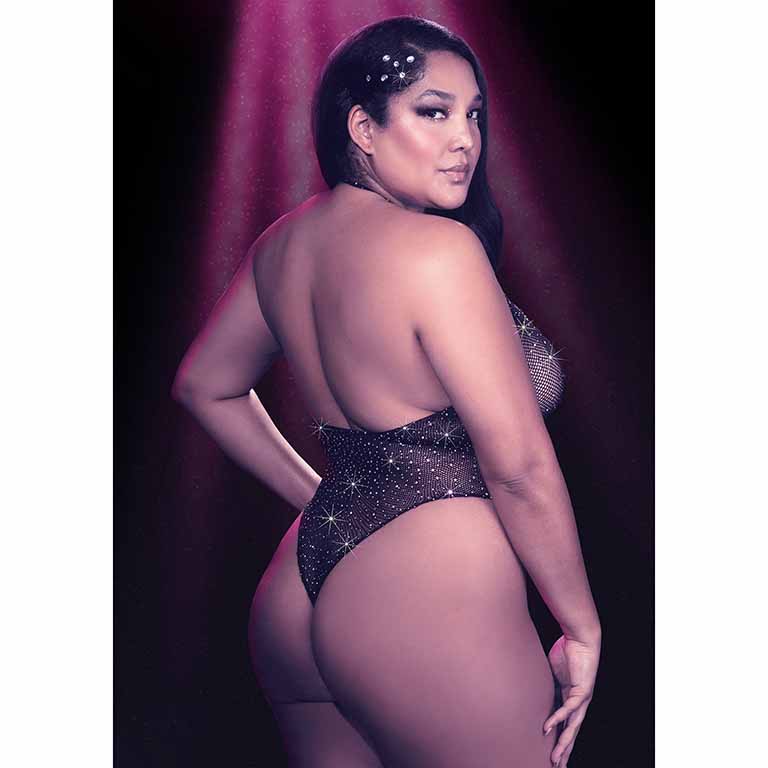 Deep V Bodysuit + - Afbeelding 2