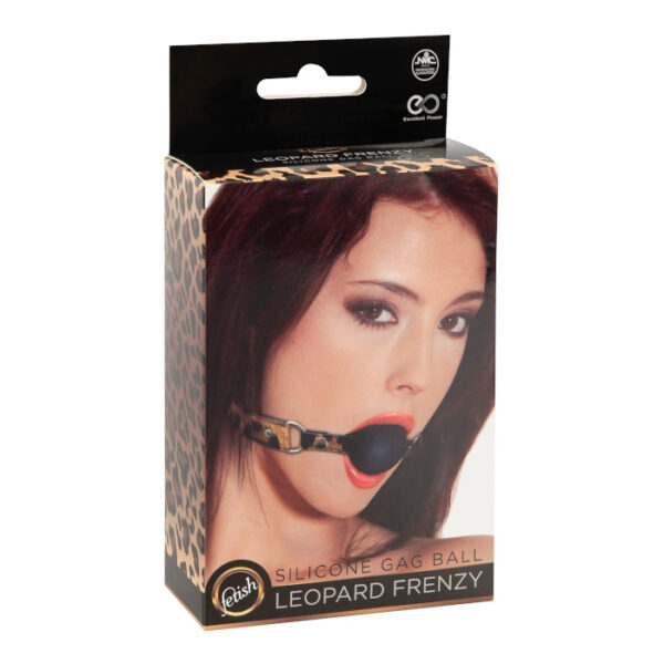 Gag Ball Leopard Silicone - Afbeelding 2