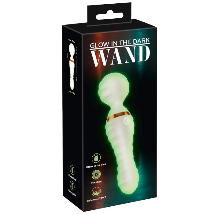 Glow In The Dark Wand Vibrator