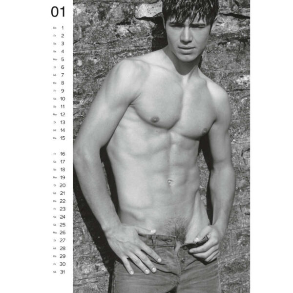 Pin Up Soft Men Kalender 2026 - Afbeelding 3